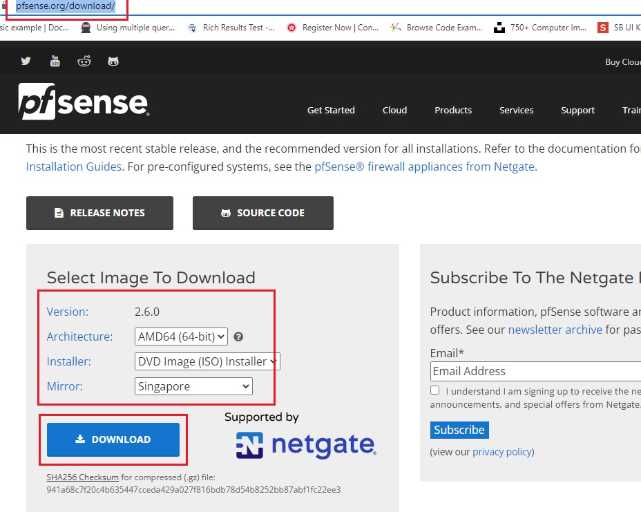 pfsense download