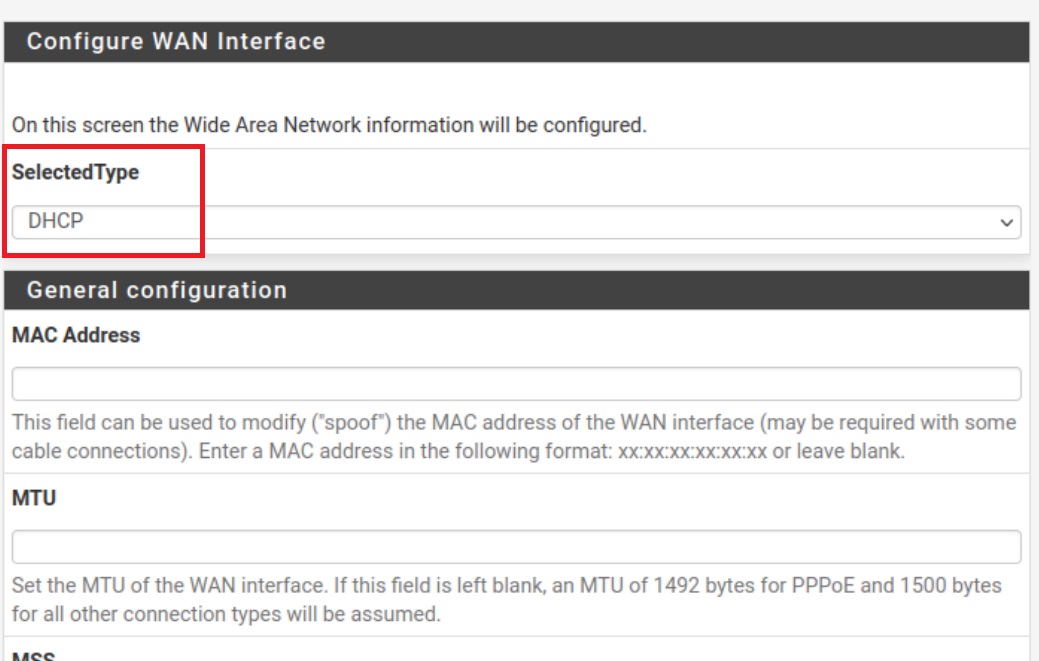 pfsense install