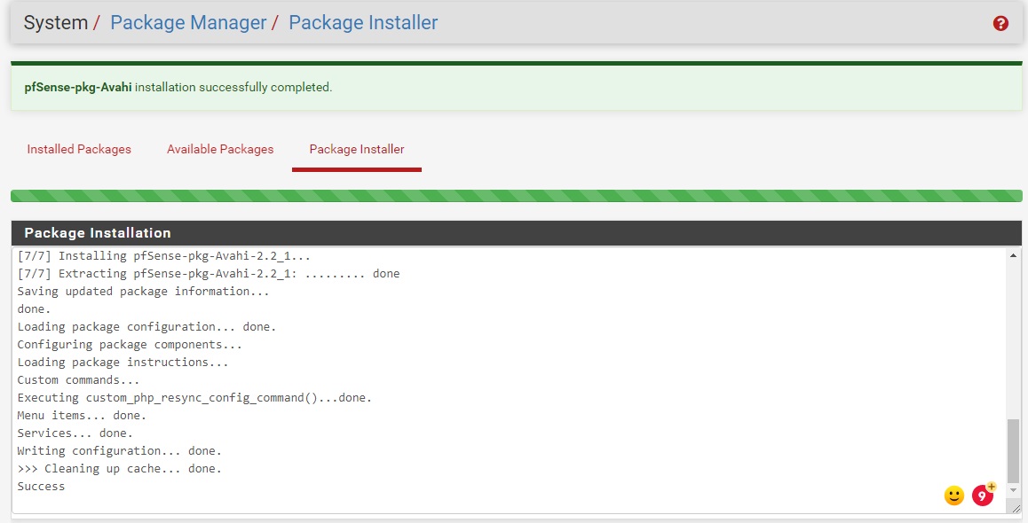 pfsense package