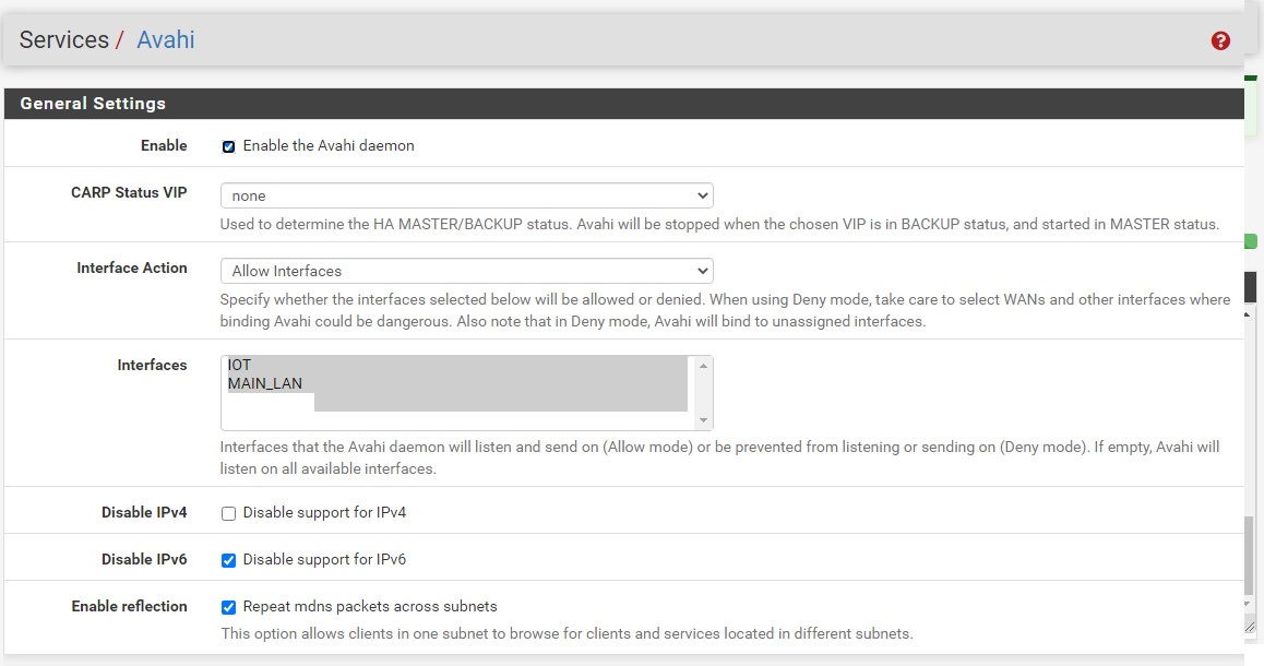 pfsense package