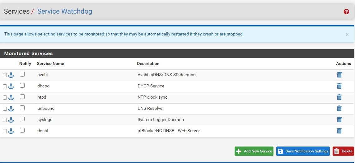 pfsense package